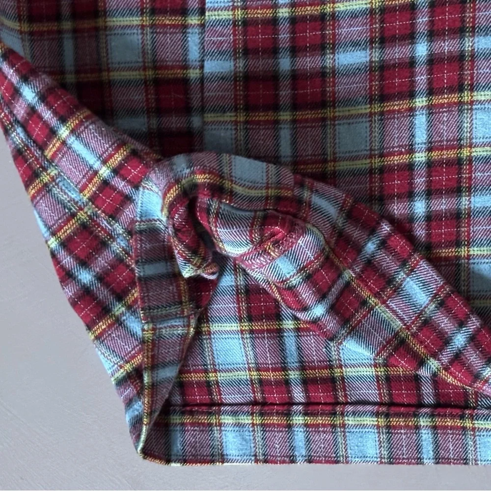 LIVE TO BE SPOILED Y2K Sleeveless Side Buckle Strap 90s Plaid Mini Jumper Dress - Picture 4 of 9